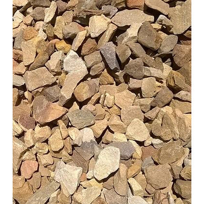 16 Ton Crushed Gravel - Brown 19MM - 22MM