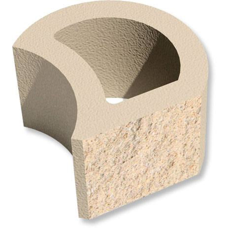 Terraforce Rock Face Retaining Block - Sandstone (R36)