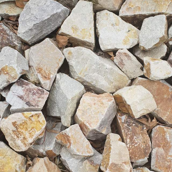 Gabion Rock Stone Supplier , 100-250 Silica Brown Sandstone Rock