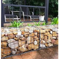 Gabion Basket 1m x 1m x 0.5m  (Galvanized 2.7mm Weldmesh)