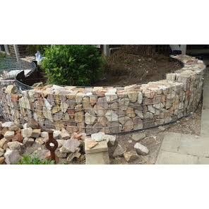 Gabion Basket 2m x 1m x 1m (Galvanized 2.7mm Weldmesh)