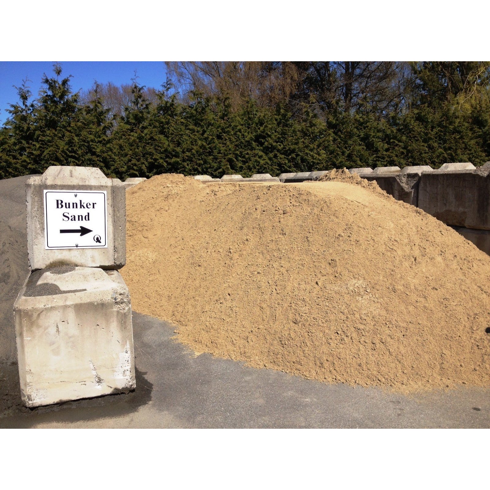 6 Cubic Bunker Sand