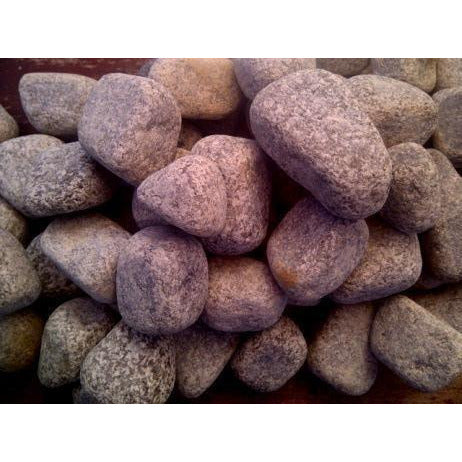 1 Ton Tumbled Granite Pebbles (50 x 20Kg bags)